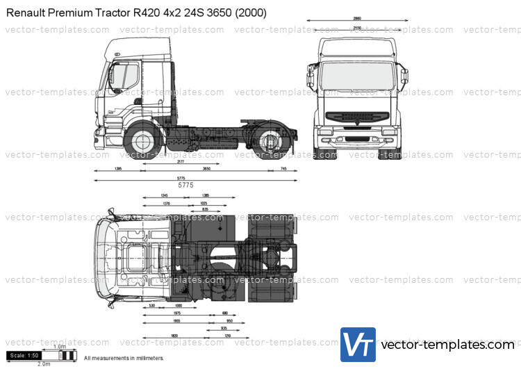 Renault Premium Tractor R420 4x2 24S 3650