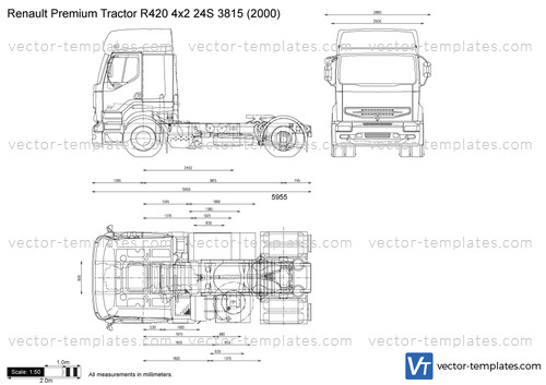 Renault Premium Tractor R420 4x2 24S 3815
