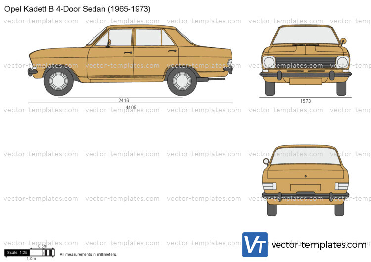 Opel Kadett B 4-Door Sedan