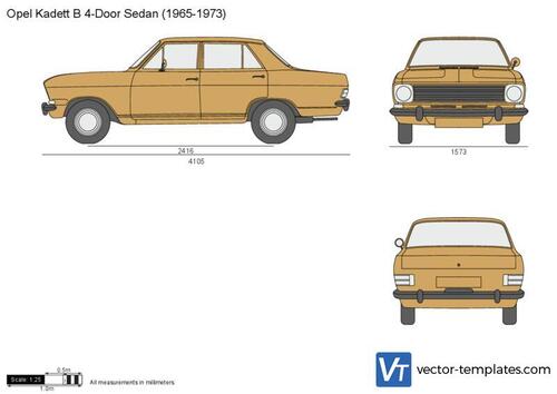 Opel Kadett B 4-Door Sedan