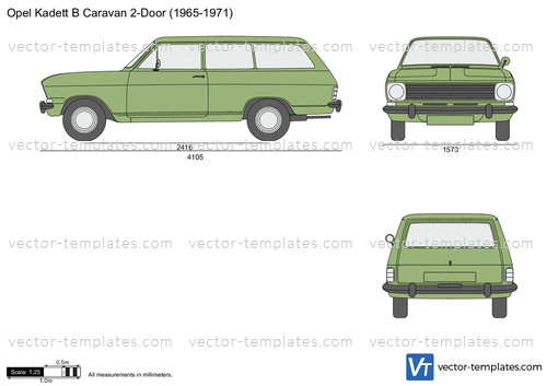 Opel Kadett B Caravan 2-Door
