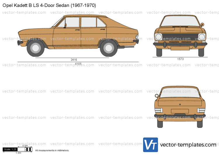 Opel Kadett B LS 4-Door Sedan