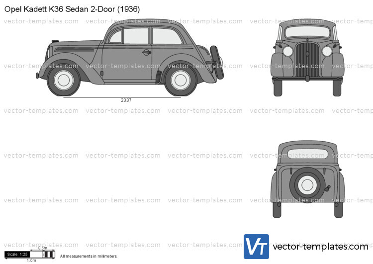 Opel Kadett K36 Sedan 2-Door