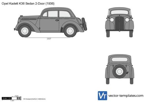 Opel Kadett K36 Sedan 2-Door