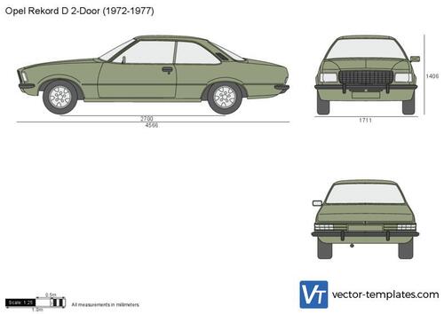 Opel Rekord D 2-Door