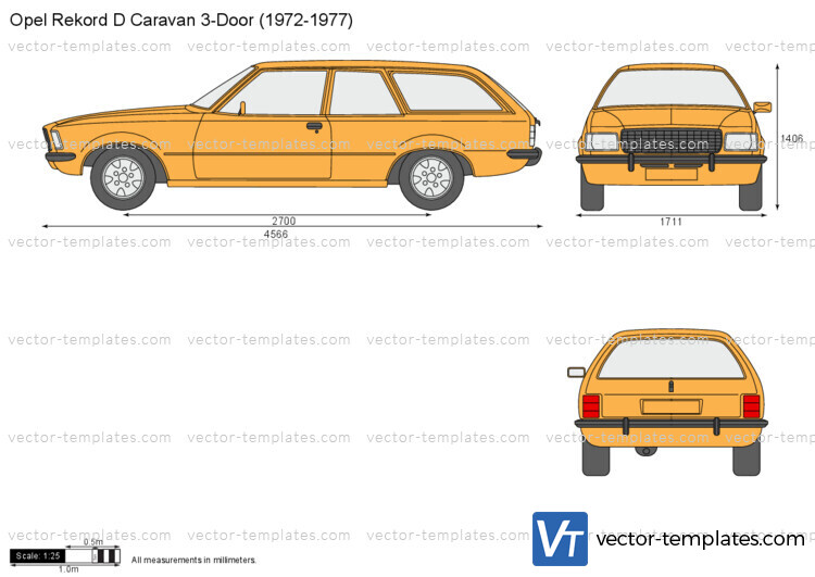 Opel Rekord D Caravan 3-Door