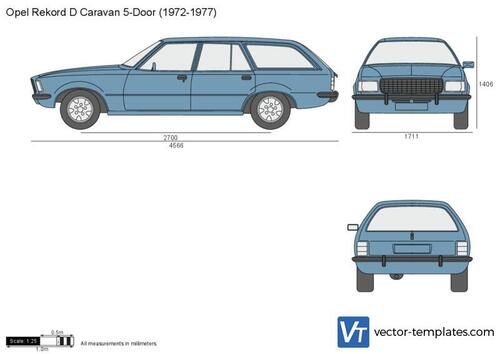 Opel Rekord D Caravan 5-Door