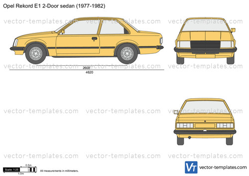 Opel Rekord E1 2-Door sedan