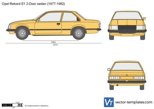 Opel Rekord E1 2-Door sedan