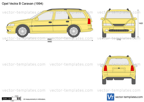 Templates - Cars - Opel - Opel Vectra B Caravan