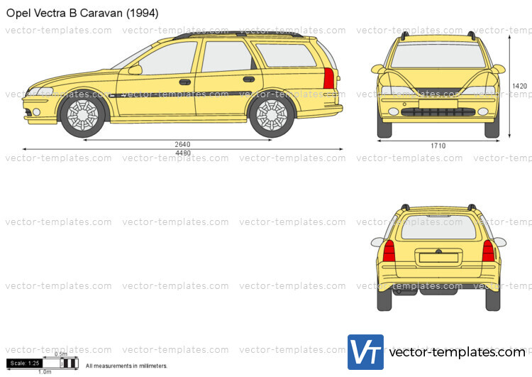 Templates - Cars - Opel - Opel Vectra B Caravan