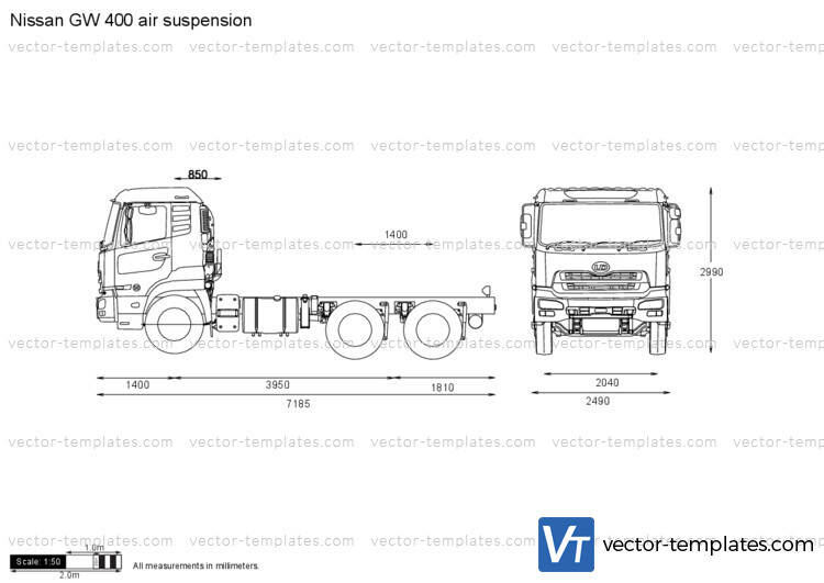 Nissan GW 400 air suspension