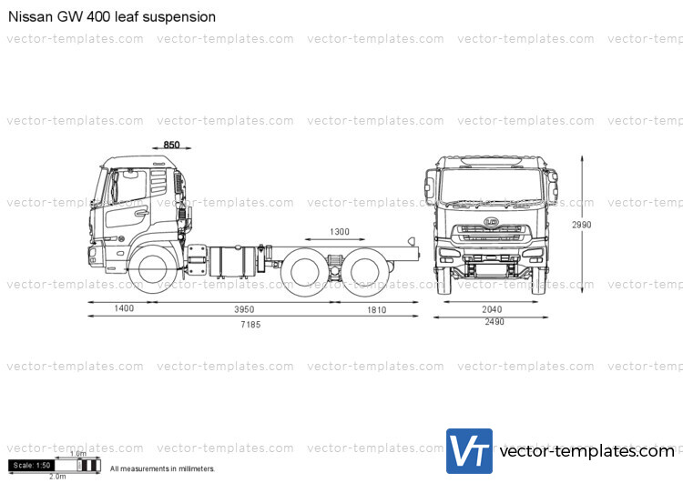 Nissan GW 400 leaf suspension