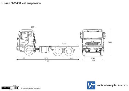 Nissan GW 400 leaf suspension