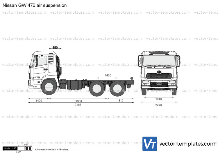 Nissan GW 470 air suspension