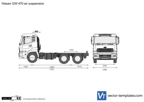 Nissan GW 470 air suspension