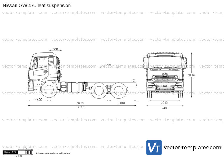 Nissan GW 470 leaf suspension