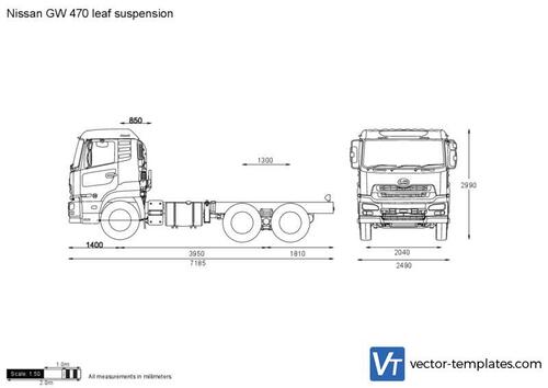 Nissan GW 470 leaf suspension