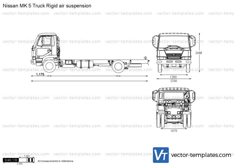 Nissan MK 5 Truck Rigid air suspension