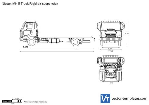 Nissan MK 5 Truck Rigid air suspension