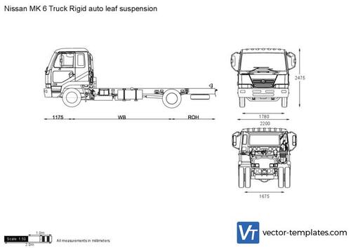 Nissan MK 6 Truck Rigid auto leaf suspension