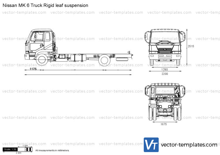 Nissan MK 6 Truck Rigid leaf suspension