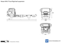 Nissan MK 6 Truck Rigid leaf suspension