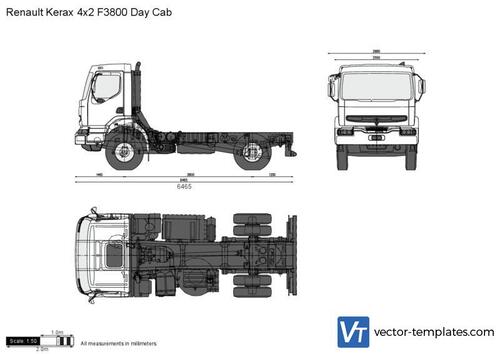 Renault Kerax 4x2 F3800 Day Cab