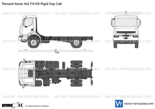 Renault Kerax 4x2 F4100 Rigid Day Cab