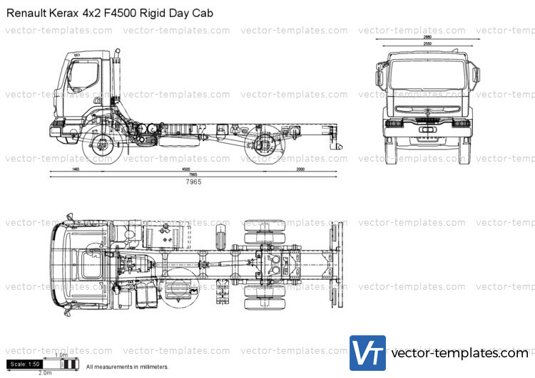 Renault Kerax 4x2 F4500 Rigid Day Cab