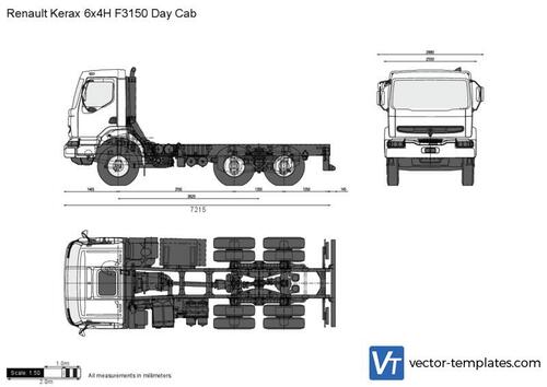 Renault Kerax 6x4H F3150 Day Cab