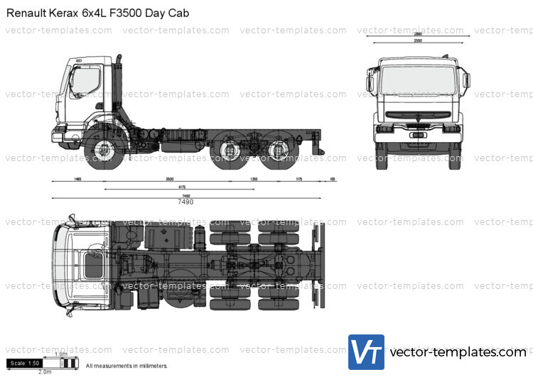 Renault Kerax 6x4L F3500 Day Cab