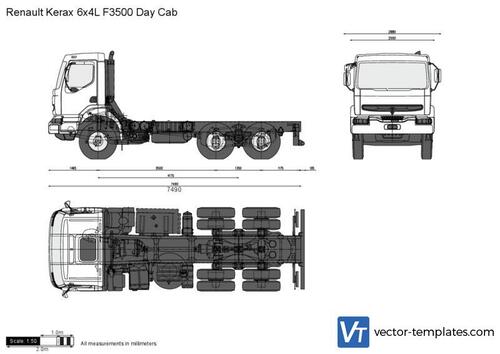 Renault Kerax 6x4L F3500 Day Cab