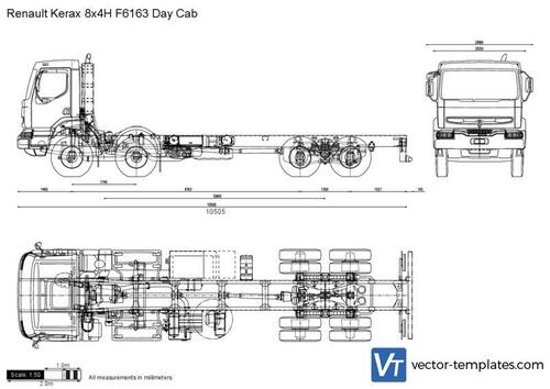 Renault Kerax 8x4H F6163 Day Cab