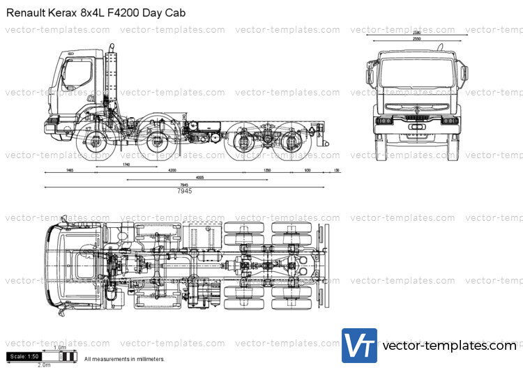 Renault Kerax 8x4L F4200 Day Cab