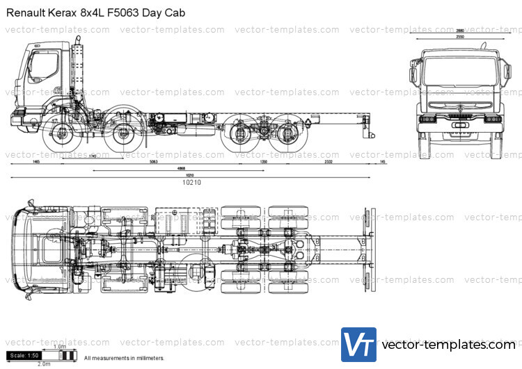 Renault Kerax 8x4L F5063 Day Cab