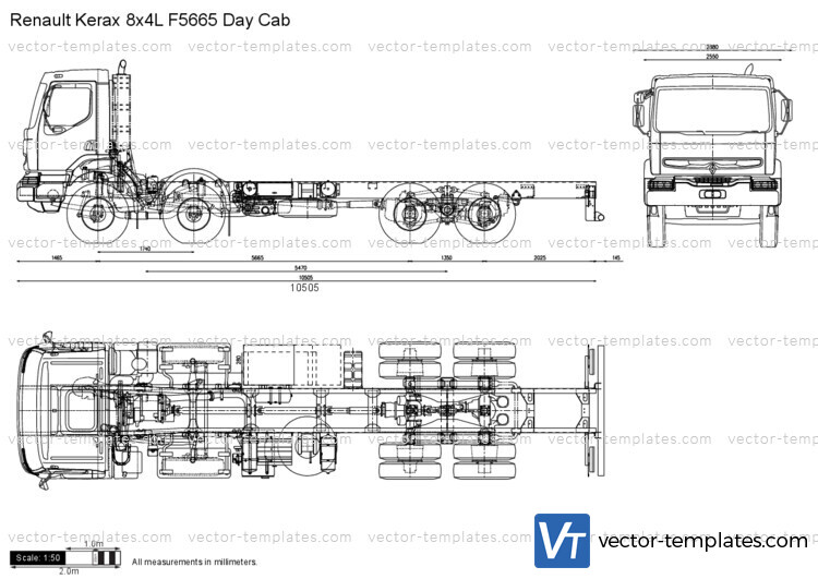 Renault Kerax 8x4L F5665 Day Cab
