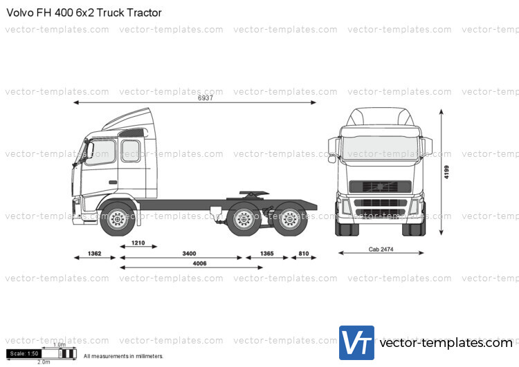 Volvo FH 400 6x2 Truck Tractor