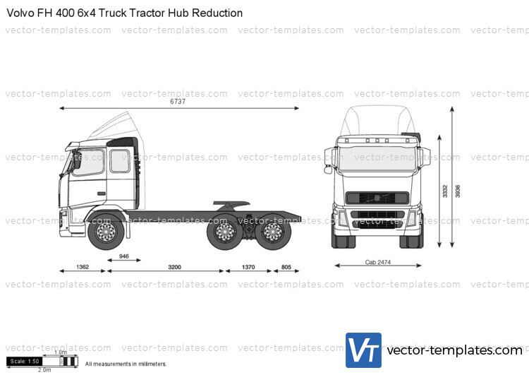 Volvo FH 400 6x4 Truck Tractor Hub Reduction