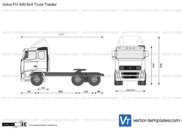 Volvo FH 440 6x4 Truck Tractor