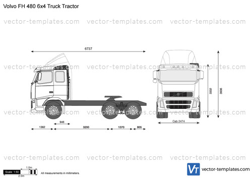 Volvo FH 480 6x4 Truck Tractor