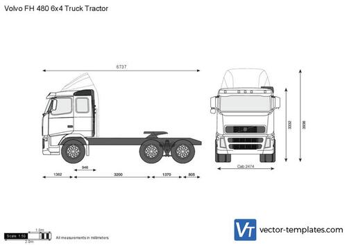 Volvo FH 480 6x4 Truck Tractor