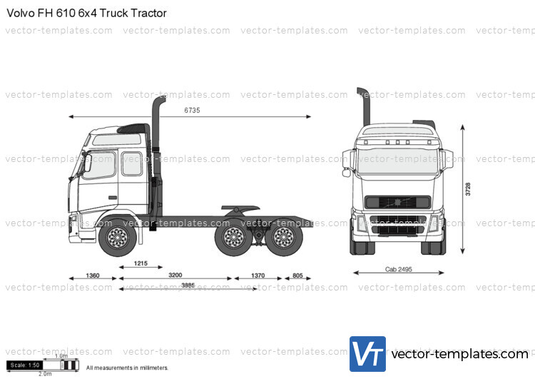 Volvo FH 610 6x4 Truck Tractor