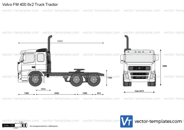 Volvo FM 400 6x2 Truck Tractor