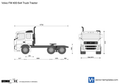 Volvo FM 400 6x4 Truck Tractor