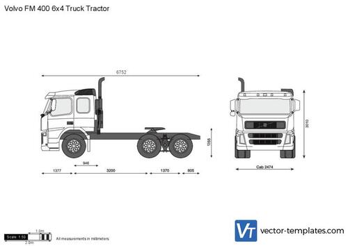 Volvo FM 400 6x4 Truck Tractor