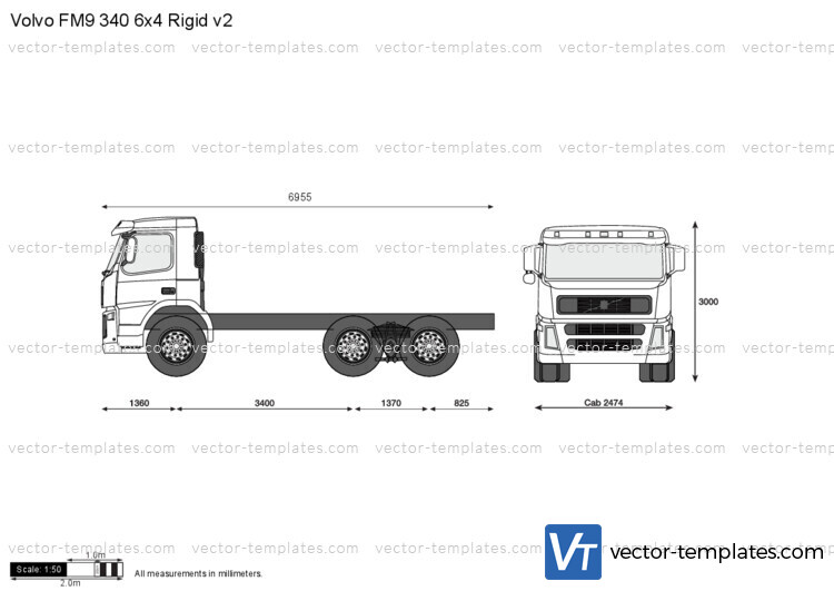 Volvo FM9 340 6x4 Rigid