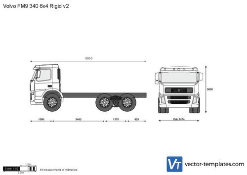 Volvo FM9 340 6x4 Rigid