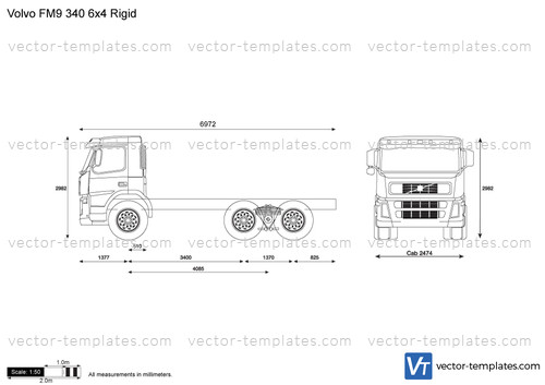 Volvo FM9 340 6x4 Rigid