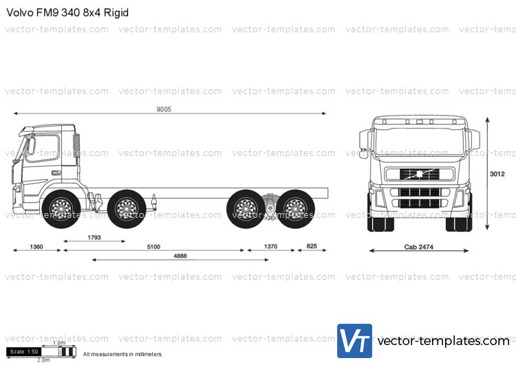 Volvo FM9 340 8x4 Rigid